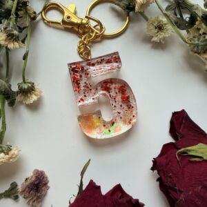 Custom Keychain (Month/Number)