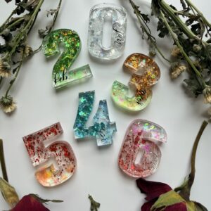 Custom Keychain (Month/Number)